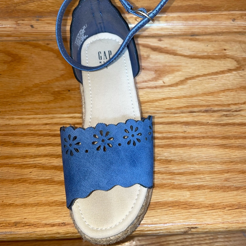 Gap girls denim wedges.